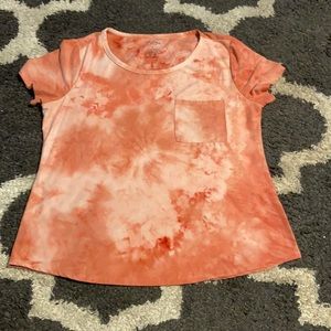 rue21 pink and white shirt